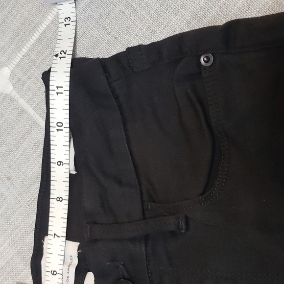 Frame Le Crop Mini Boot Jeans color Herring 'BLACK", Size 26 - Picture 17 of 17